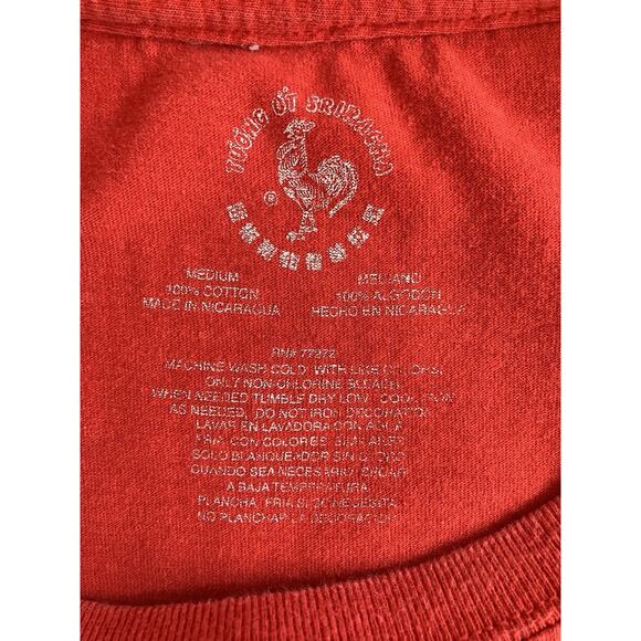 Huy Fong Sriracha Logo Short Sleeve Crewneck Tshirt Men’s Size M - Picture 4 of 4